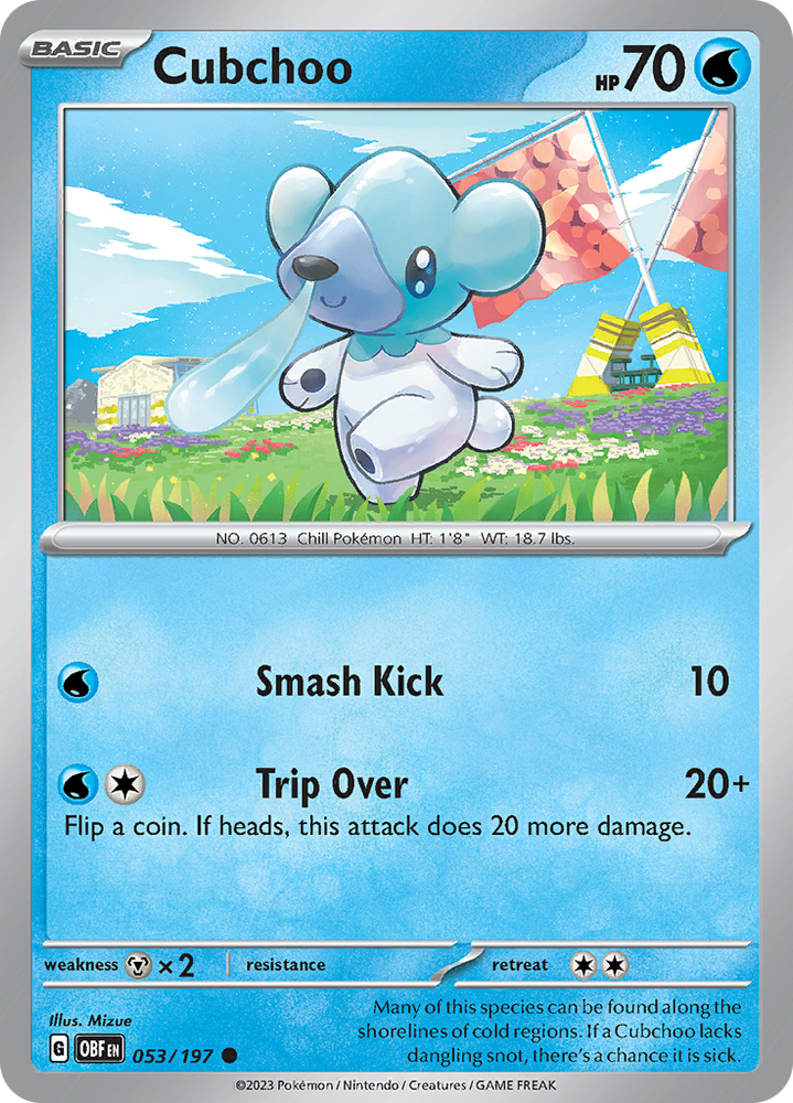 Cubchoo (053/197) [Scarlet & Violet: Obsidian Flames]