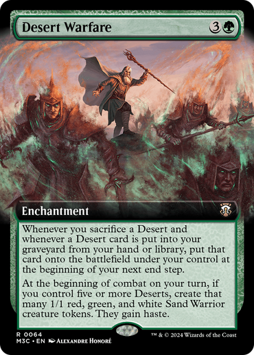 Desert Warfare (Extended Art) [Modern Horizons 3 Commander]