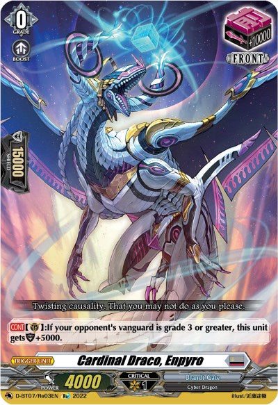 Cardinal Draco, Enpyro (D-BT07/Re03EN) [Raging Flames Against Emerald Storm]