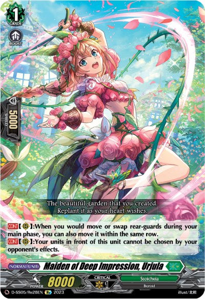 Maiden of Deep Impression, Urjula (D-SS05/Re28EN) [Festival Booster 2023]