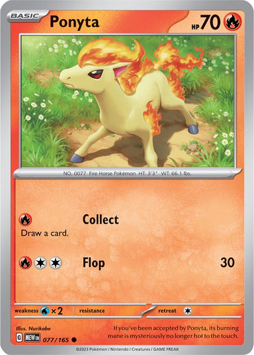 Ponyta (077/165) [Scarlet & Violet 151]