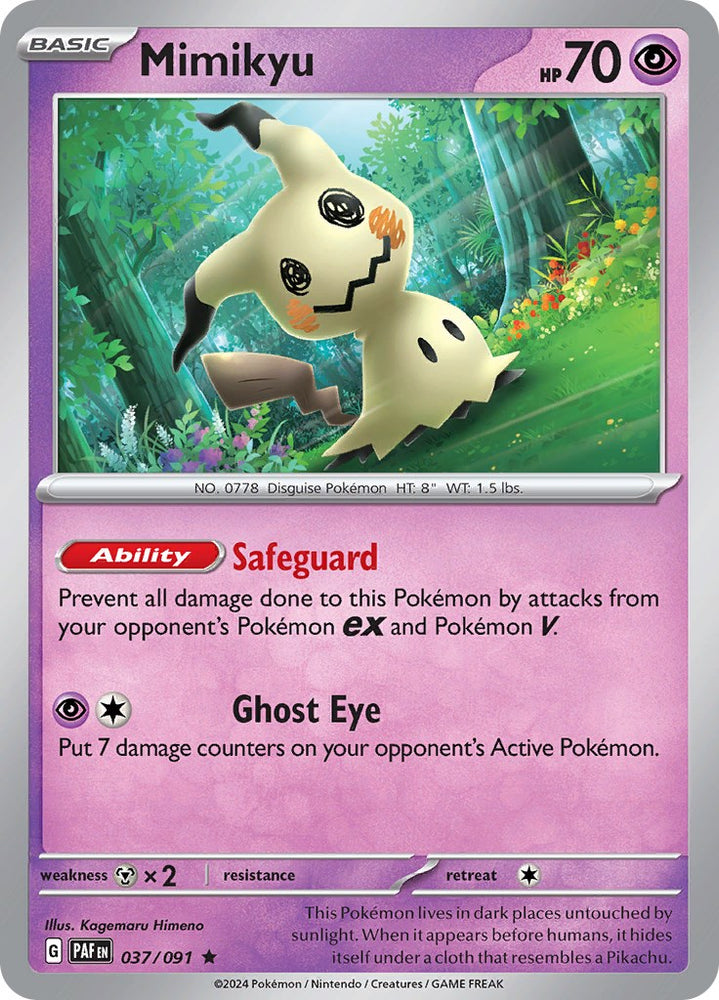 Mimikyu (037/091) [Scarlet & Violet: Paldean Fates]