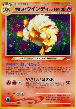 Light Arcanine  - Darkness and to Light Holofoil