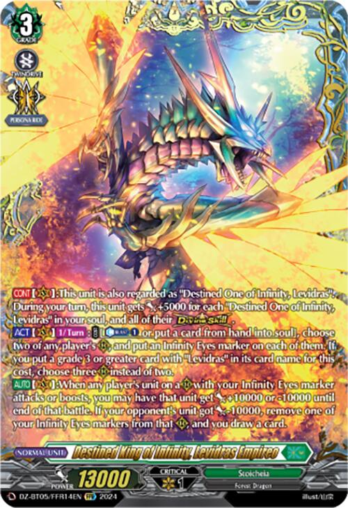 Destined King of Infinity, Levidras Empireo (DZ-BT05/FFR14EN) [Omniscient Awakening]