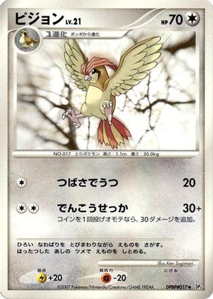 Pidgeotto  - DP3 Shining Darkness 1st Edition