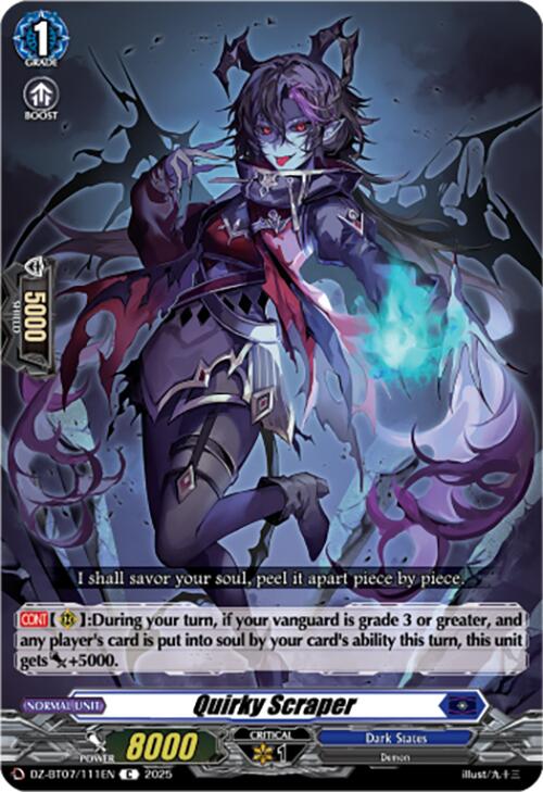 Quirky Scraper (DZ-BT07/111EN) [Moon Fangs & Cerulean Blaze]