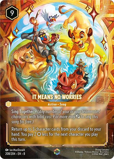 It Means No Worries (Enchanted) (208/204) [Reign of Jafar]