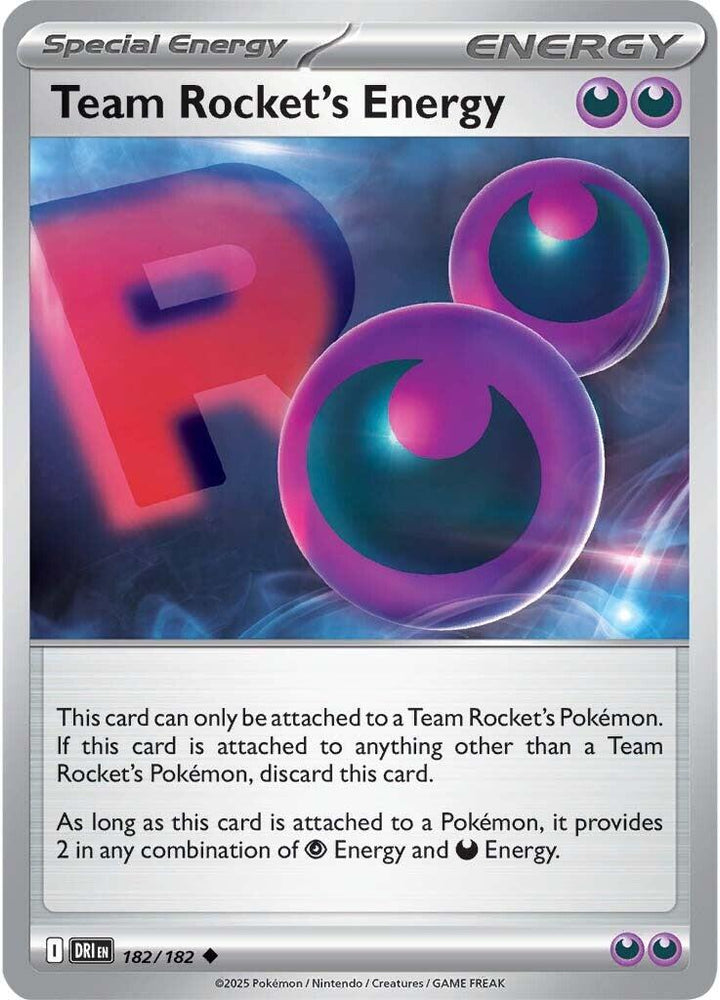 Team Rocket's Energy (182/182) [Scarlet & Violet: Destined Rivals]