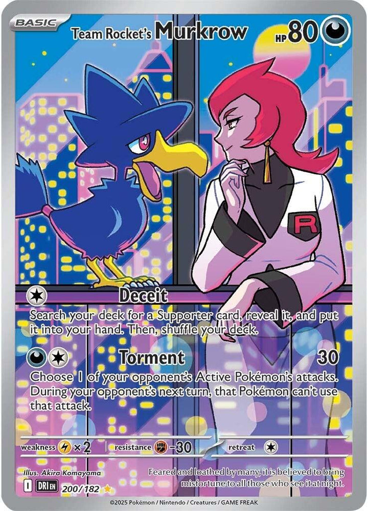 Team Rocket's Murkrow (200/182) [Scarlet & Violet: Destined Rivals]