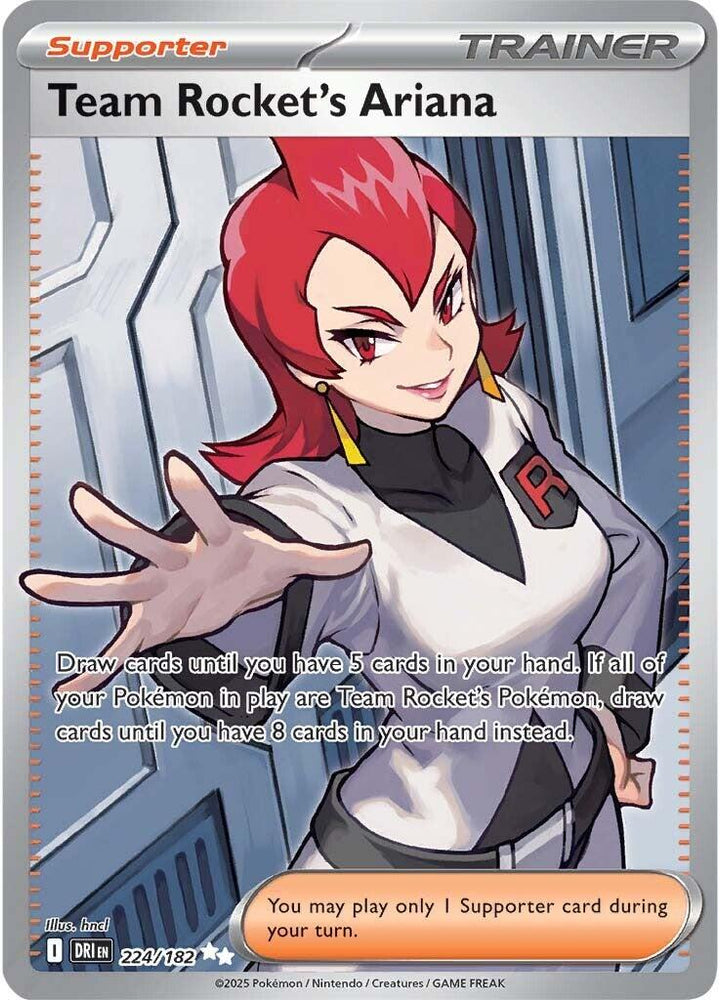 Team Rocket's Ariana (224/182) [Scarlet & Violet: Destined Rivals]