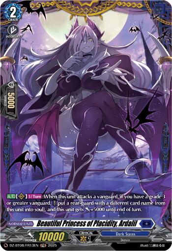 Beautiful Princess of Placidity, Ardalil (DZ-BT08/FR13EN) [Knights 0f Rebirth]