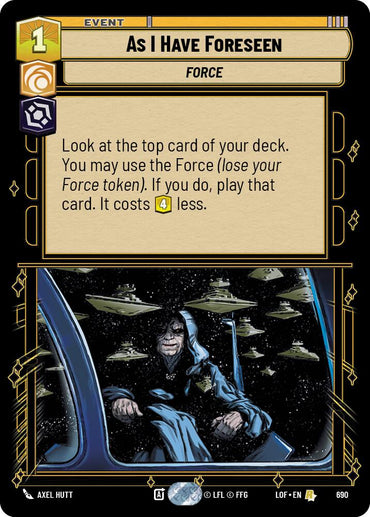 As I Have Foreseen (690) (Foil) (690) [Legends of the Force]