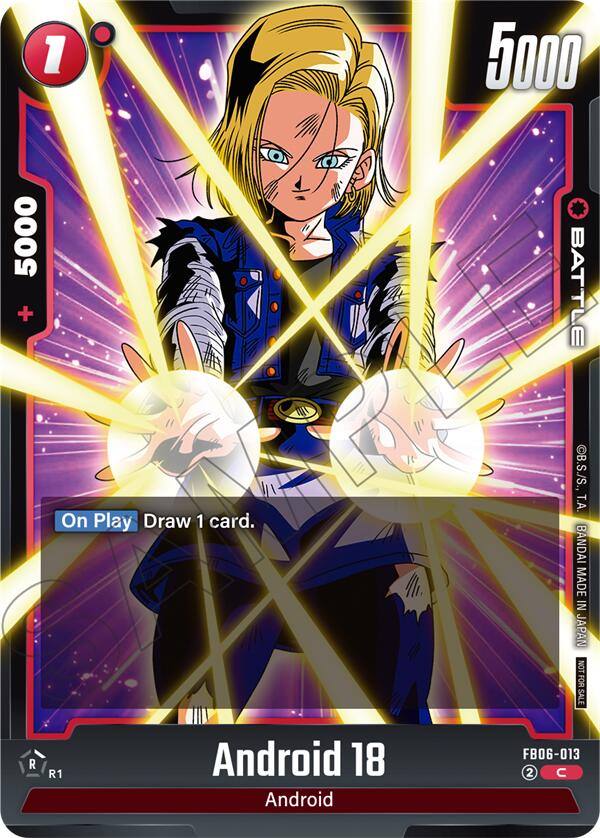Android 18 (Limited Pack 02) [Fusion World Tournament Cards]