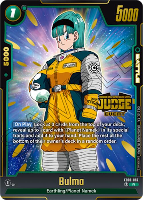 Bulma (Judge Pack 04 - Event) [Fusion World Tournament Cards]