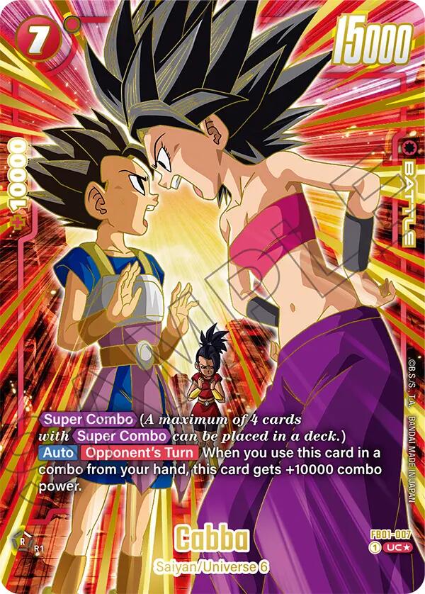 Cabba (1st Anniversary Set) [Fusion World Promotion Cards]