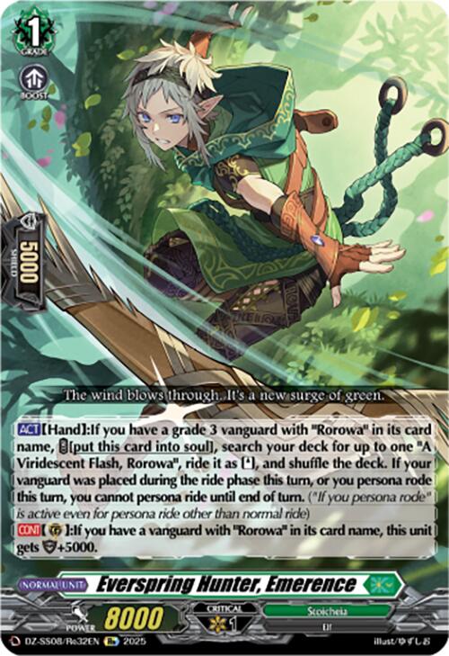 Everspring Hunter, Emerence (DZ-SS08/Re32EN) [Festival Booster 2025]