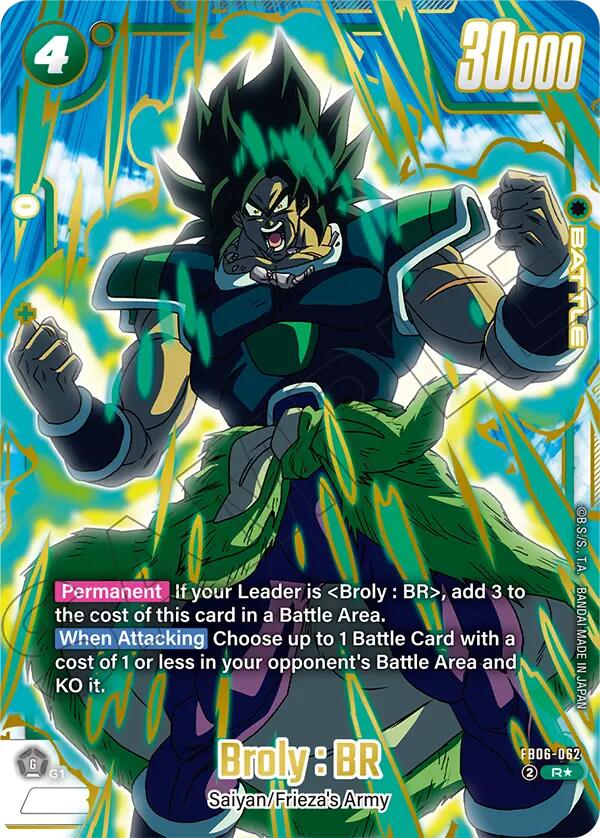 Broly : BR (FB06-062) (Gold) [Fusion World Promotion Cards]
