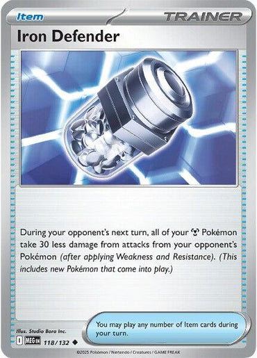 Iron Defender (118/132) [Mega Evolution: Base Set]