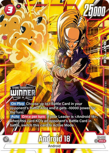 Android 18 (Tournament Pack 08 - Winner) [Fusion World Tournament Cards]