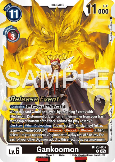 Gankoomon [BT23-057] [Hackers' Slumber Release Event Cards]