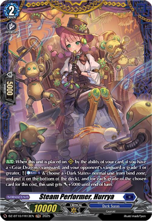 Steam Performer, Hurrya (FR) (DZ-BT10/FR13EN) [Dragonsoul Resonance]