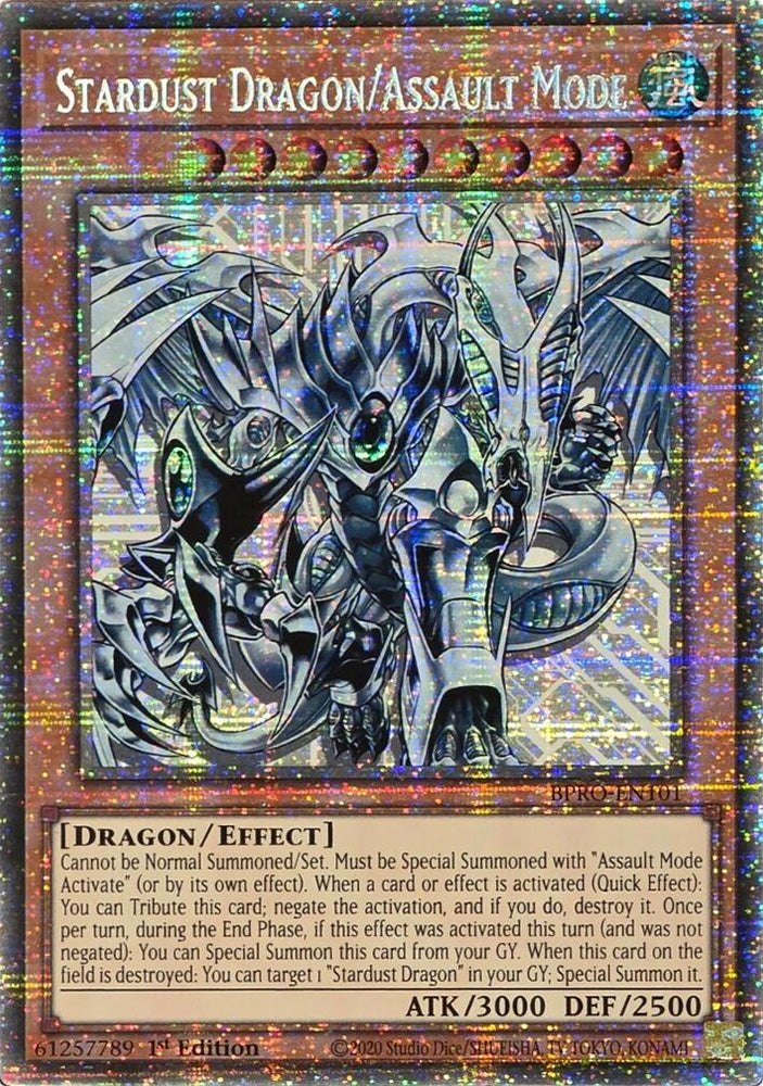 Stardust Dragon/Assault Mode [BPRO-EN101] Starlight Rare