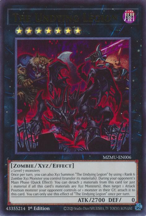 The Undying Legion [MZMU-EN006] Ultra Rare