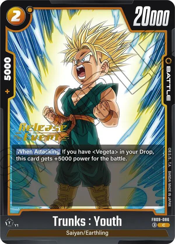 Trunks : Youth [Dual Evolution Release Event Cards]