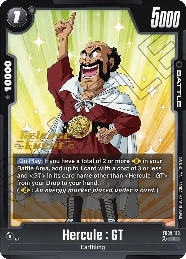 Hercule : GT [Dual Evolution Release Event Cards]