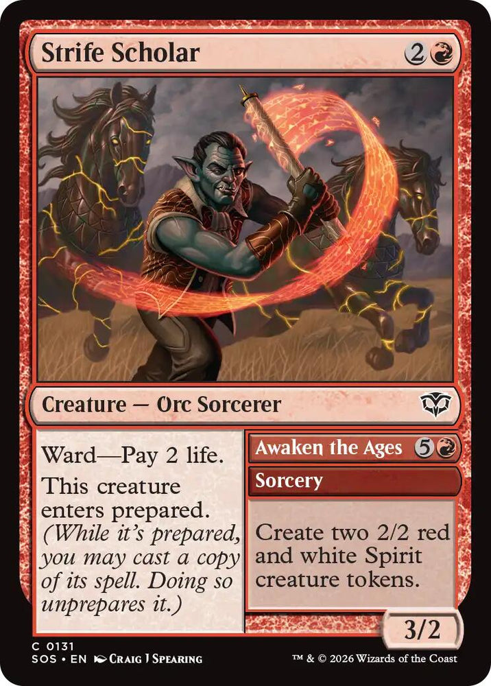 Strife Scholar [Secrets of Strixhaven]