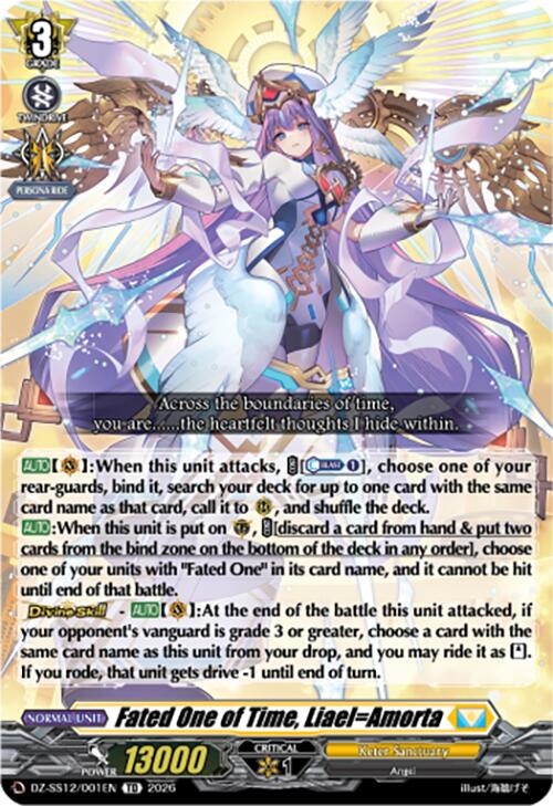 Fated One of Time, Liael=Amorta (DZ-SS12/001EN) [Master Deckset -Erika Myojo-]