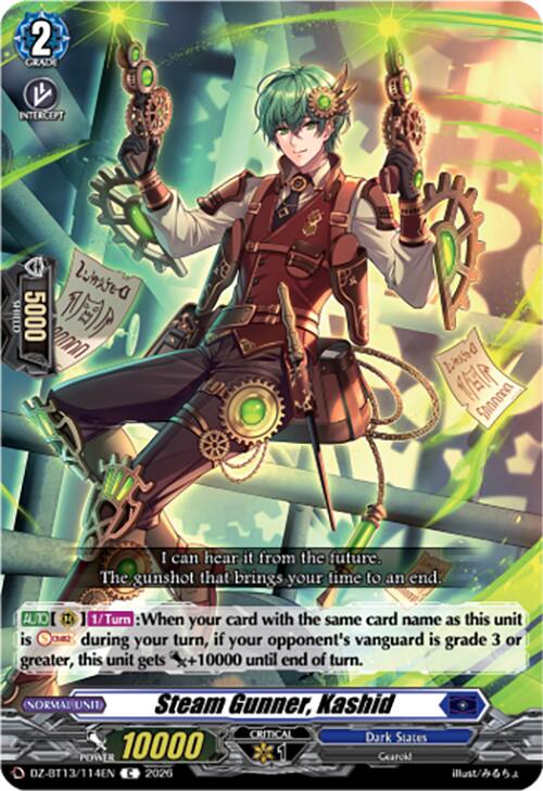 Steam Gunner, Kashid (DZ-BT13/114EN) [Parallactic Clash]