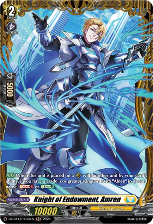 Knight of Endowment, Amren (DZ-BT13/FR33EN) [Parallactic Clash]