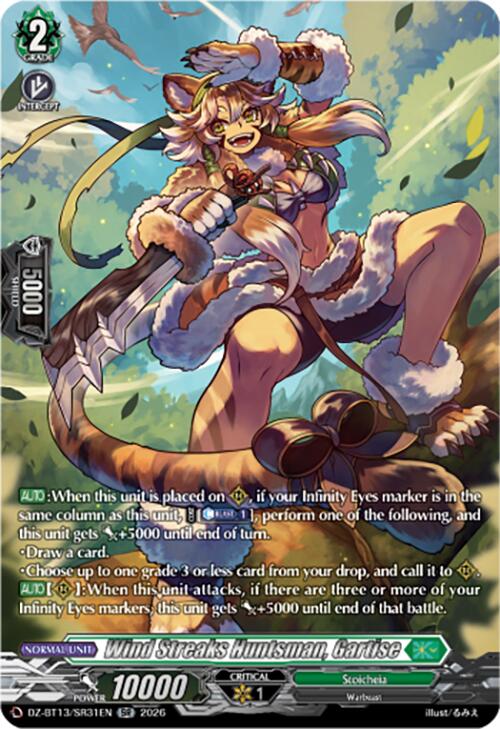 Wind Streaks Huntsman, Gartise (DZ-BT13/SR31EN) [Parallactic Clash]