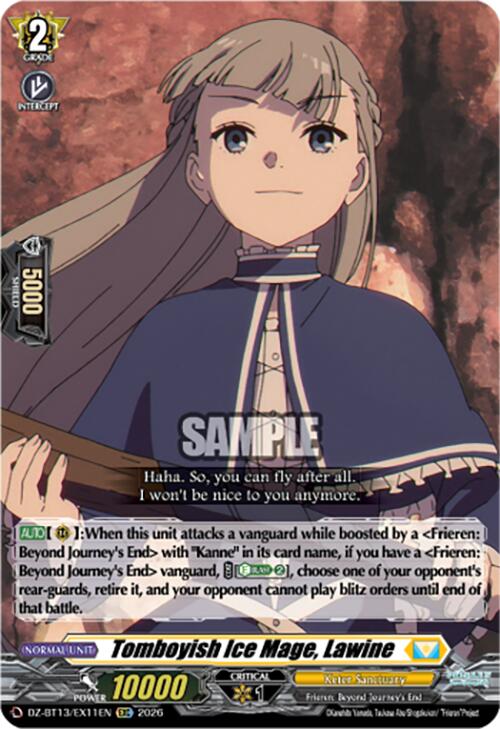 Tomboyish Ice Mage, Lawine (DZ-BT13/EX11EN) [Parallactic Clash]