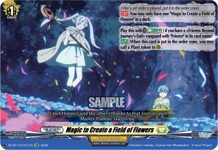 Magic to Create a Field of Flowers (DZ-BT13/EX31EN) [Parallactic Clash]