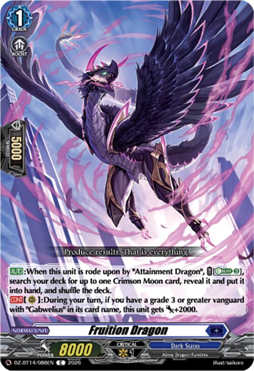 Fruition Dragon (DZ-BT14/088EN) [Envoys of the Crimson Moon]