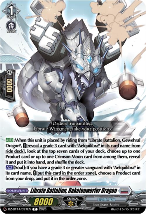Librate Battalion, Raketenwerfer Dragon (DZ-BT14/097EN) [Envoys of the Crimson Moon]
