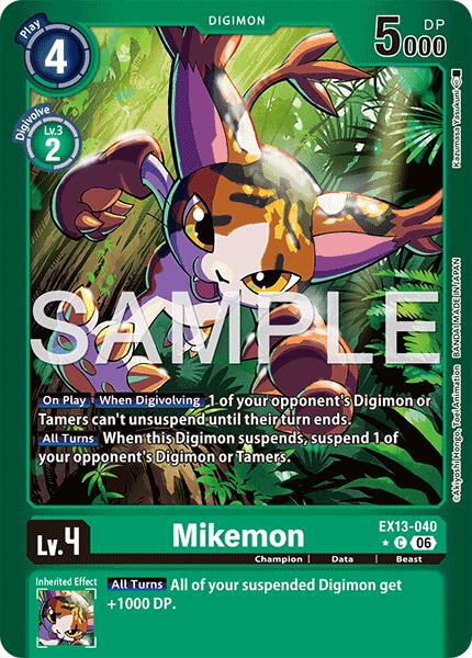 Mikemon [EX13-040] (Limited Foil) [Chivalrous XIII]