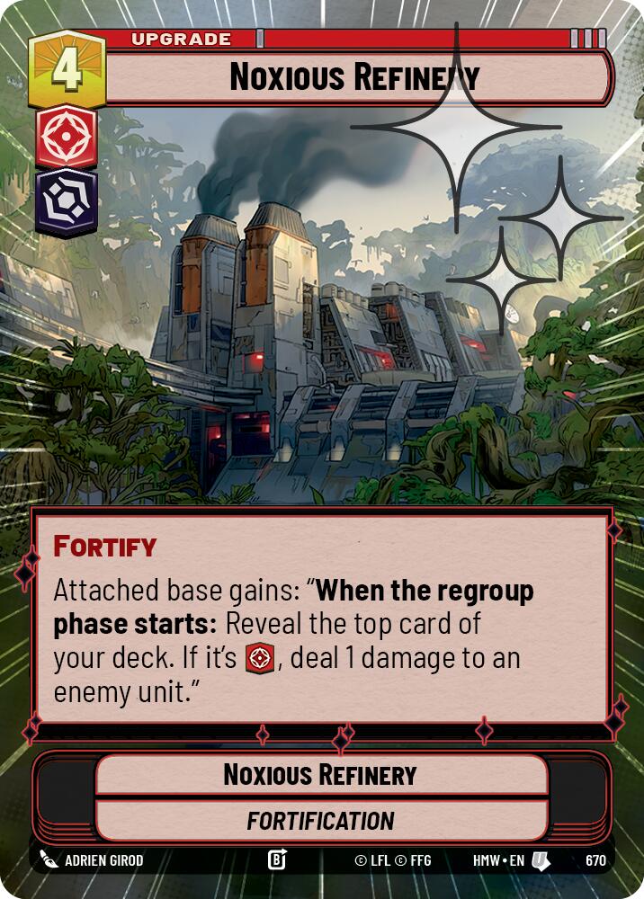Noxious Refinery (670) (Hyperspace Foil) (670) [Homeworlds]