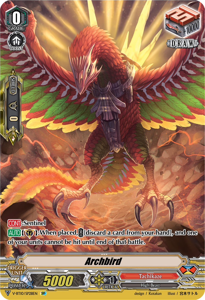 Archbird (V-BT10/SP28EN) [Phantom Dragon Aeon]