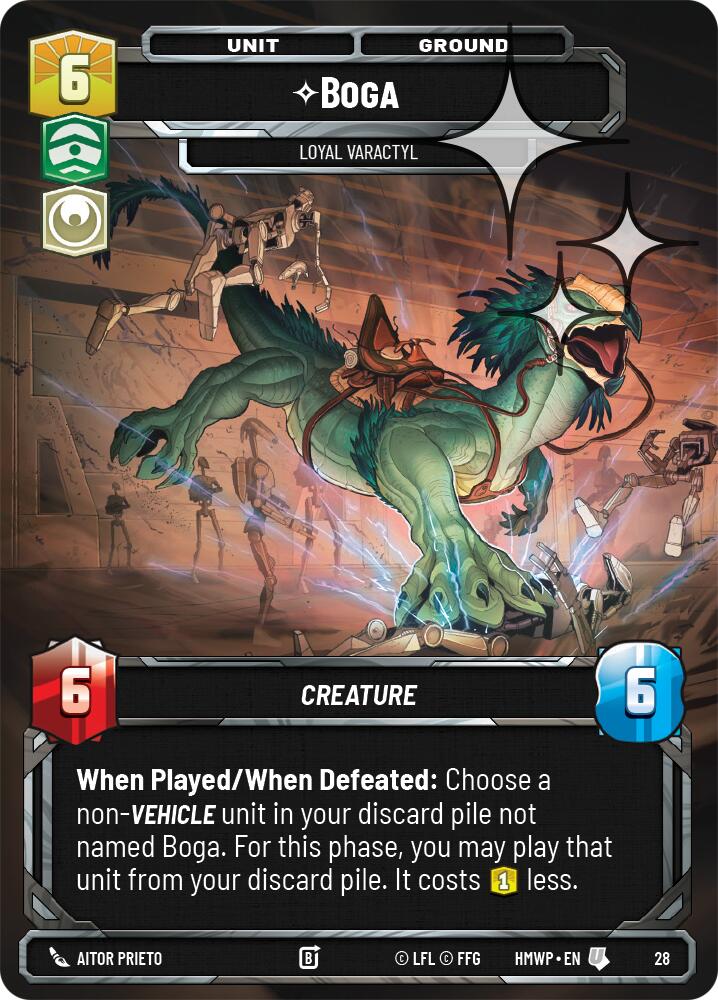 Boga - Loyal Varactyl (28) (Foil) (28) [Homeworlds: Weekly Play]