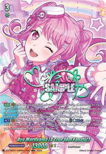 Aya Maruyama [A True Idol Fanatic] (DZ-TBP01/GBPR+11EN) [BanG Dream! Girls Band Party!]