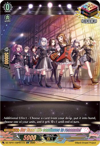 Our Band Life continues to resonate! (DZ-TBP01/GBPR41EN) [BanG Dream! Girls Band Party!]