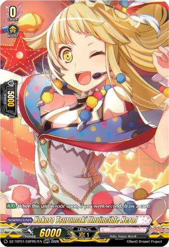 Kokoro Tsurumaki [Invincible Hero] (DZ-TBP01/GBPR57EN) [BanG Dream! Girls Band Party!]
