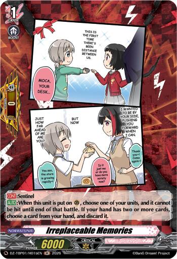 Irreplaceable Memories (B) (Holo Rare) (DZ-TBP01/H01bEN) [BanG Dream! Girls Band Party!]