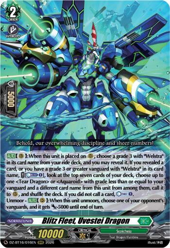 Blitz Fleet, Uvestei Dragon (DZ-BT16/016EN) [Parallactic Dawn]