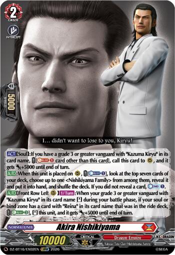 Akira Nishikiyama (DZ-BT16/EX02EN) [Parallactic Dawn]