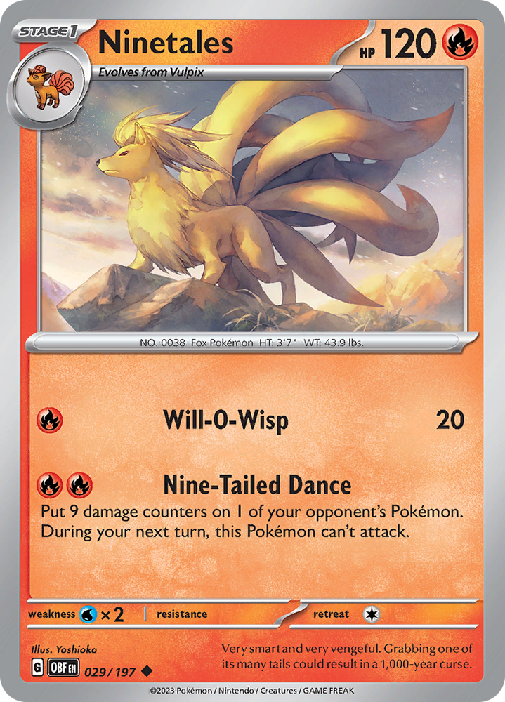 Ninetales (029/197) [Scarlet & Violet: Obsidian Flames]