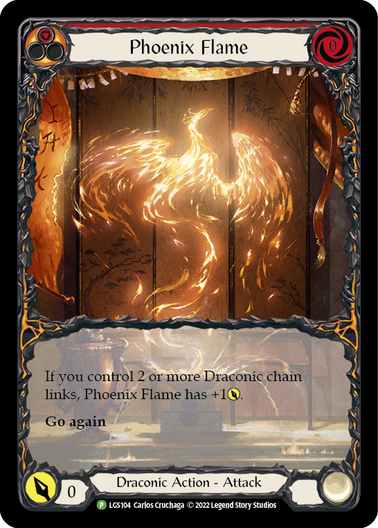 Phoenix Flame [LGS104] (Promo)  Rainbow Foil